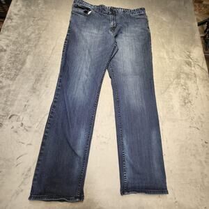 Calvin Klein Jeans Mens Jeans 36x31 Blue Slim Straight Denim Stretch Classic